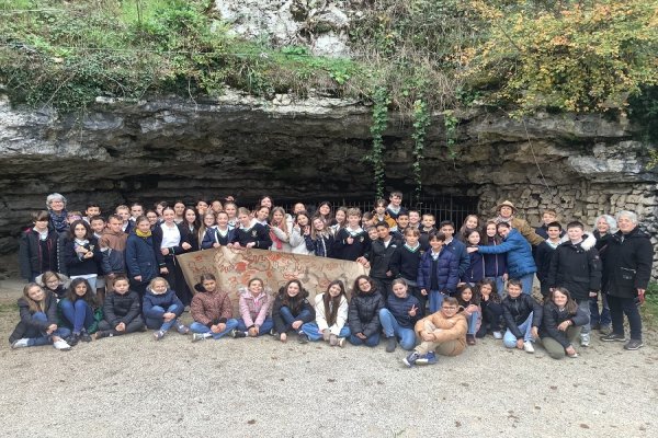 Les 6èmes aux grottes d'Arcy