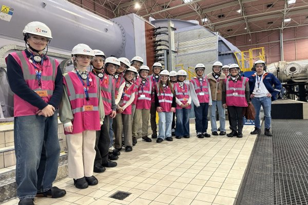 L'atelier de radioprotection en sortie à Belleville sur Loire